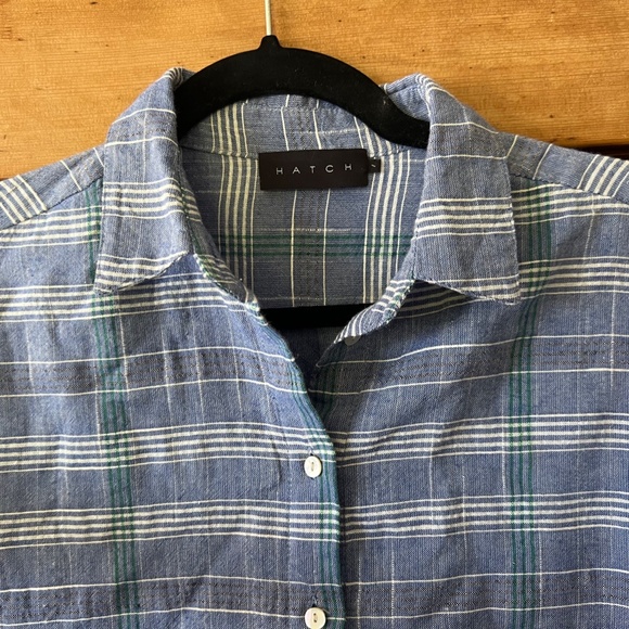 COPY - Hatch Blue Plaid Dress - Large - Picture 2 of 2